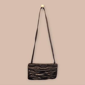 Michael Kors Small Webster Quilted Nickel Shoulder Bag Metallic Silver